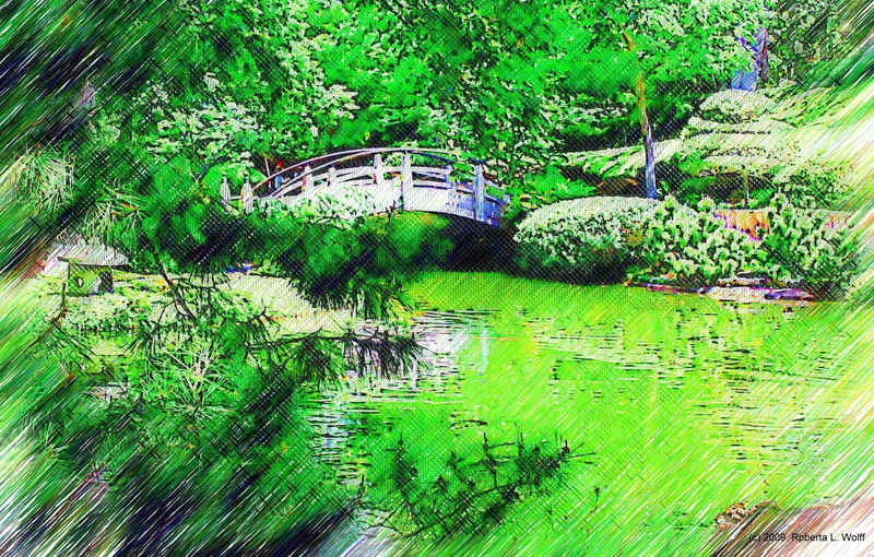 bridge, koi ponds, beauty in nature, worth, japanese, tx, texas, 3d and abstract, fort, botannic garden, gardens, 1080P, fort worth