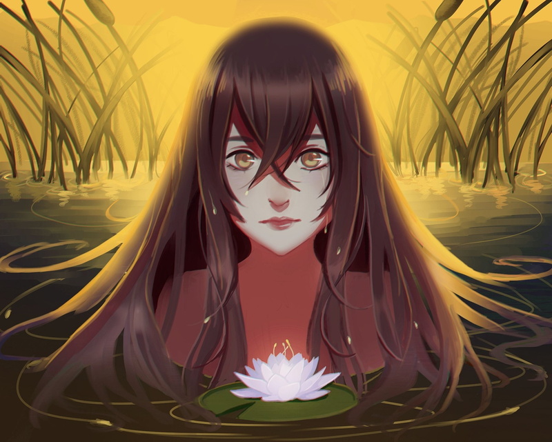 water, pads, lily, lotus, 720P, original, ecarnage