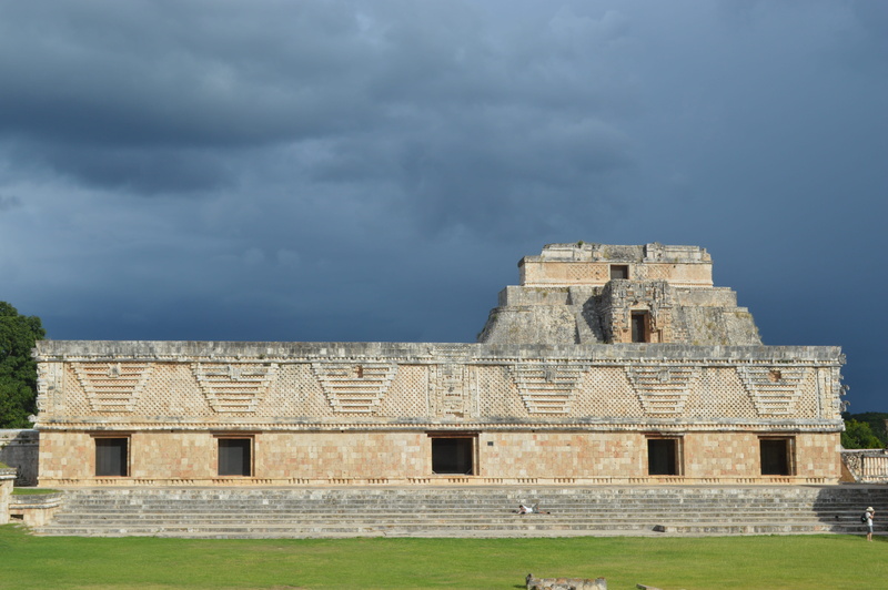sunny, Uxmal, paradise, yucatan, travel, nature, building exterior, old, 5K, pyramids, Aztec, cloud - sky, history, architecture, Pyramid, Maya, travel destinations