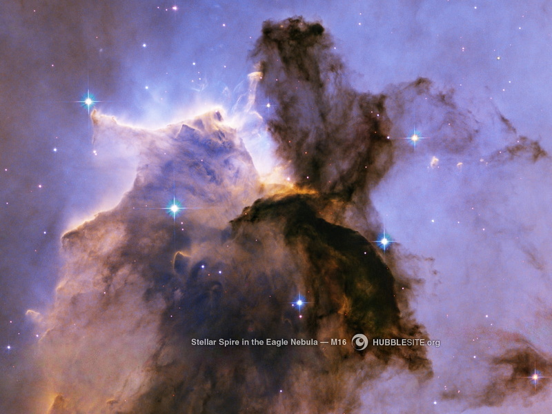 cloud, 720P, gas cloud, gas, galaxies, art, Hubble Tele, stellar, hubble, spire, sky, hd, Space, tele