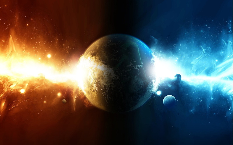 Hot, Lightning, Cold, Planet, 1080P