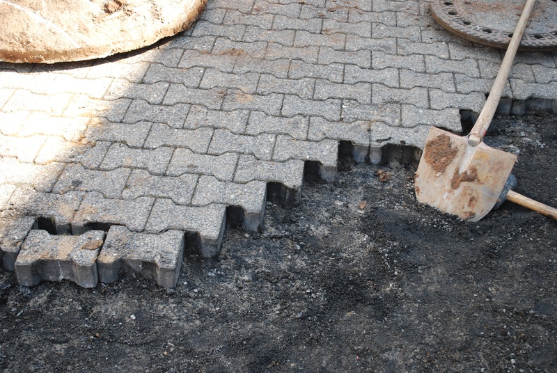 build, broom, cobblestone, 4K, unfinished, gray, footpath, solid, no people, outdoors, metal, pavement, close-up, food, site, wood - material, still life