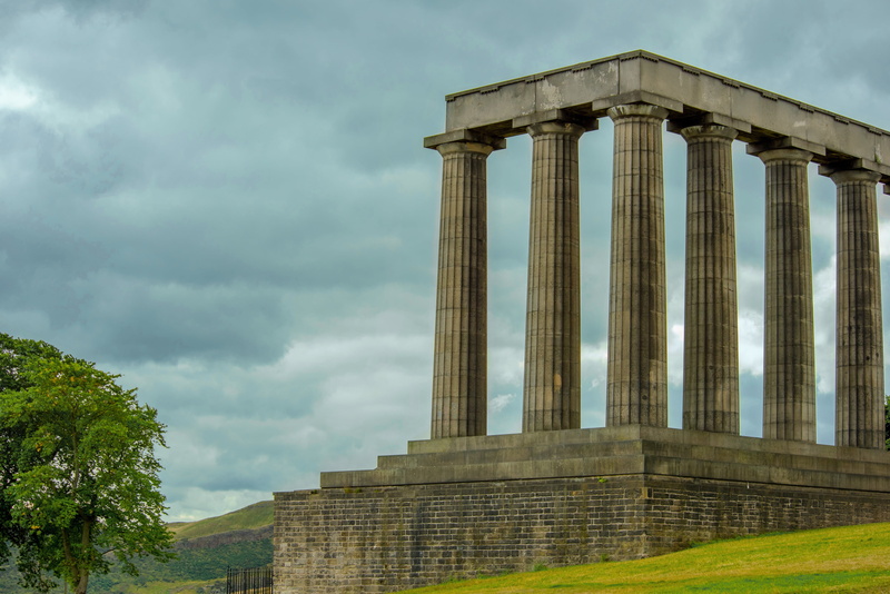 place, day, the past, culture, old, built structure, archaeology, edinburgh, ancient, outdoors, historical, cloud - sky, building exterior, places of interest