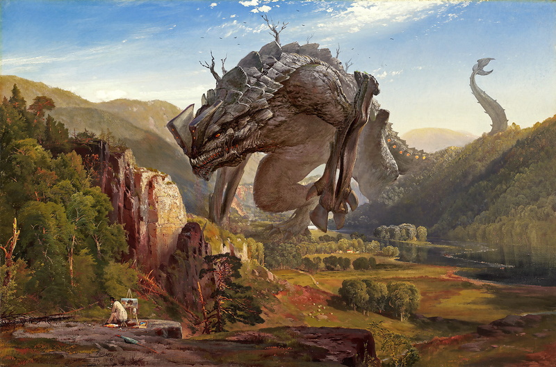tree, beauty in nature, Tarrasque, tranquility, day, kaiju, plant, scenics - nature, mountain, tranquil scene, formation, no people, physical geography