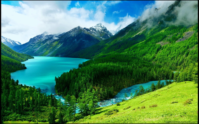 cloud - sky, 2K, idyllic, river, environment, day, beauty in nature, landscape, mountain, sky, no people, non-urban scene, scenics - nature, plant, mountain range