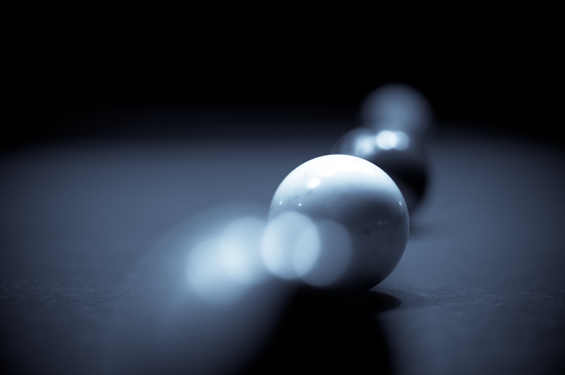 shallow focus, white, 4K, ball, monochrome, marble, photography, snooker, focus, pool, shallow, sphere