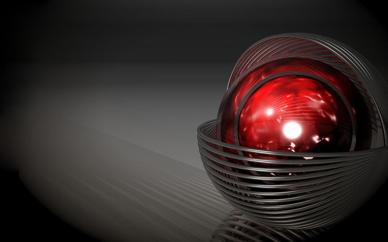 dark, glowing, night, studio shot, table, electric lamp, technology, ornament, red, 720P, ball, illuminated, light - natural phenomenon, black background