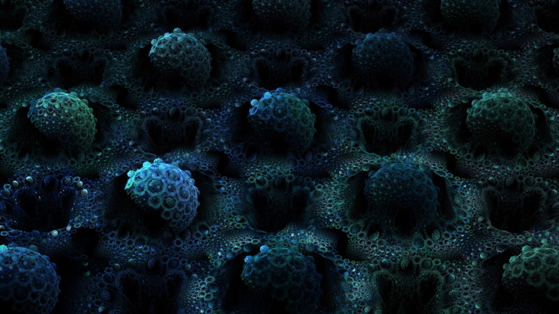 fractal, sphere, abstract, 1080P