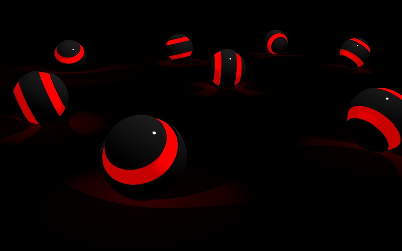 sphere, black background, lot, black, arts culture and entertainment, circle, red, dark, abstract, 1080P, studio shot, number, lighted, technology, indoors