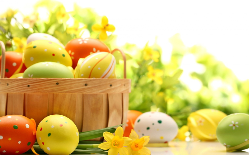easter eggs, eggs, happy, easter, 2K