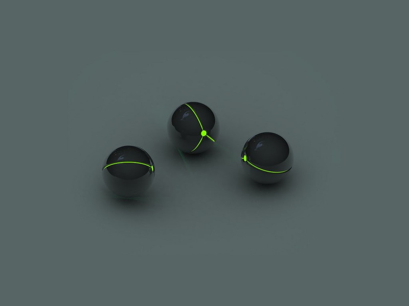 no people, shape, 3D, three objects, high angle view, simple background, still life, design, 480P, green color, geometric shape, Pokéballs, circle, pill