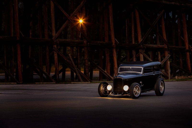 ford, custom, streetrod, 4K, rod, hot, retro, auto, vintage, tudor, 1932, automobile, vehicle, hotrod
