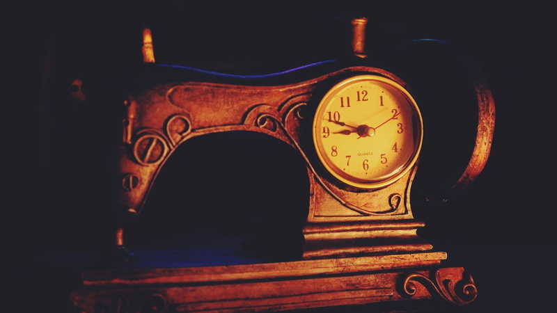 antiques, vintage, clocks, old, Retro style, night, 1080P