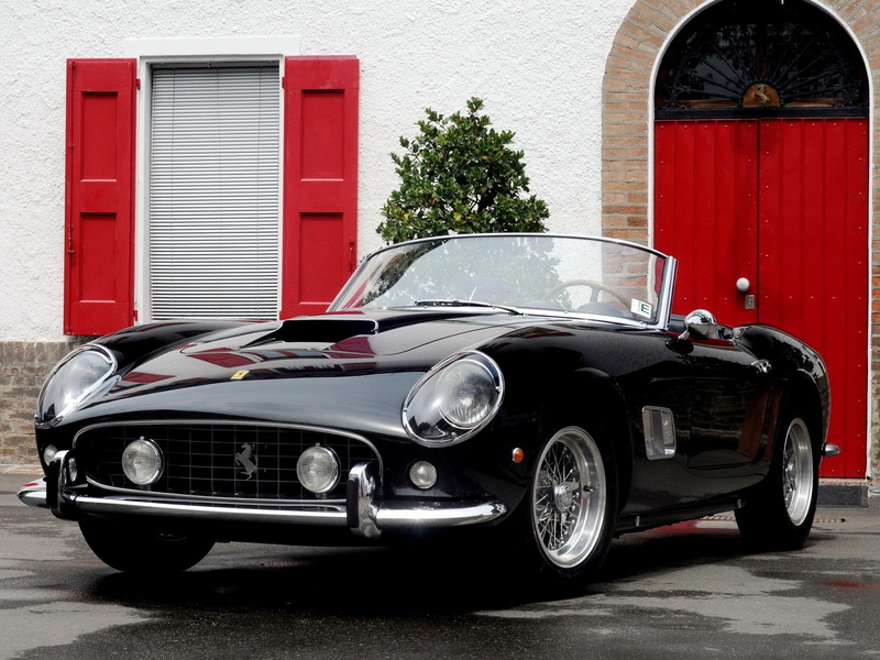 1080P, black, california, cars, classic, antique, ferrari