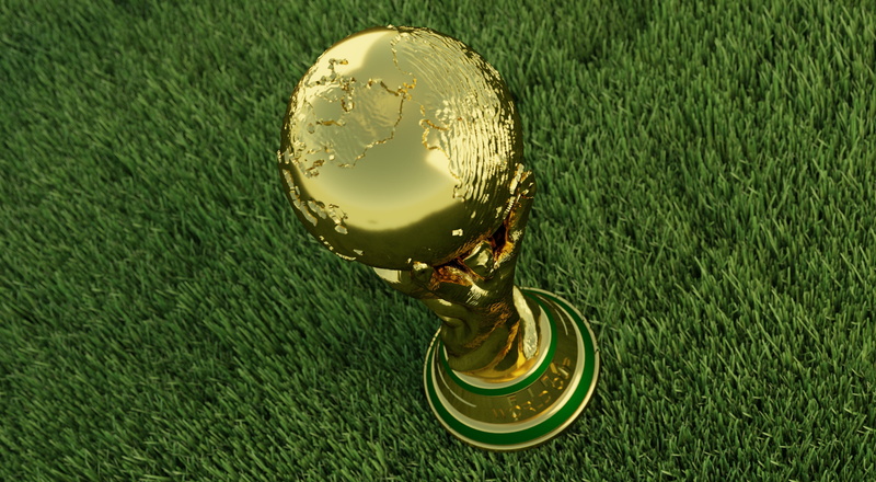 championship, football, reflection, victory, digital composite, close-up, stadium, nature, sport, sphere, trophy, vulnerability, high angle view, team