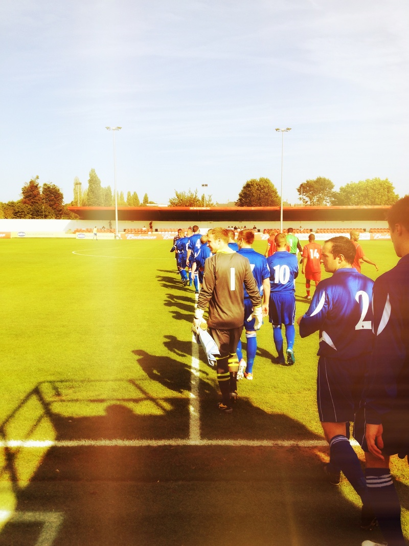 football, men, soccer, sports clothing, shadow, field, play, 2K, team, people, day, stadium, ball, uniform, sports uniform, sport, nature, sunlight, leisure