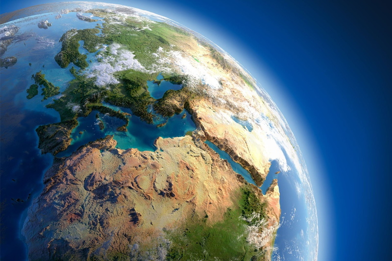 1080P, Planet, From Space, Space, Earth, Europe
