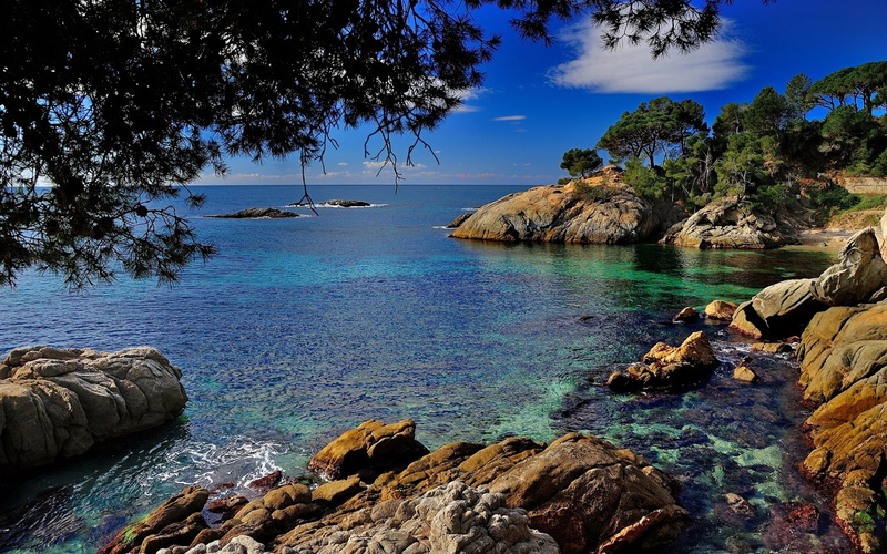 brava, costa, spain, 2K, coast