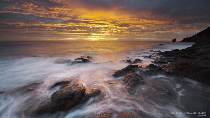 de, cabo, 2K, gata, spain, Beaches, andalucia, almeria