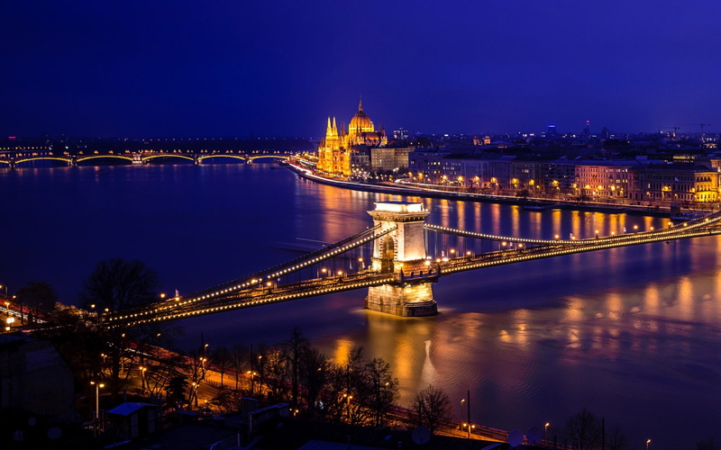 transportation, plug, water, architecture, city, illuminated, body, cheney, suspension bridge, chain bridge, government, outdoors, wa, sky, bridge, building exterior