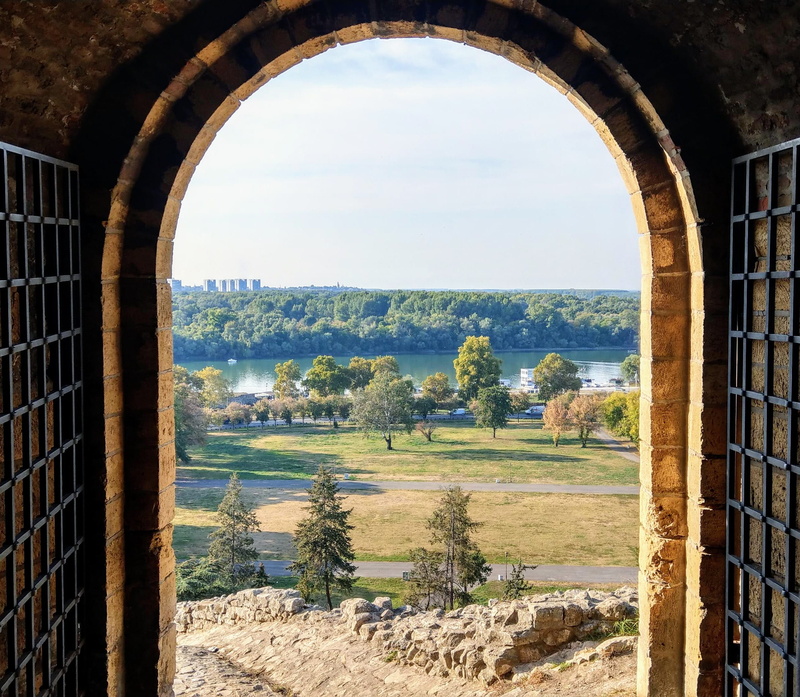 nature, day, serbia, vikentija rakića 21, scenics - nature, environment, tree, 2K, architecture, sunlight, sky, beograd, cloud - sky, gate, built structure