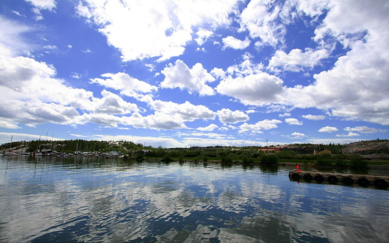 bulgaria, river, 3d and abstract, amazing, clouds, beautiful, danube, blue, 1080P