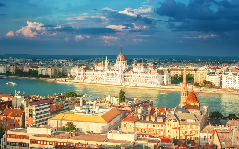 river, Donau, 2K, government, Hungary, nature, water, Hungarian Parliament Building, residential district, no people, building exterior, dome, rooftops