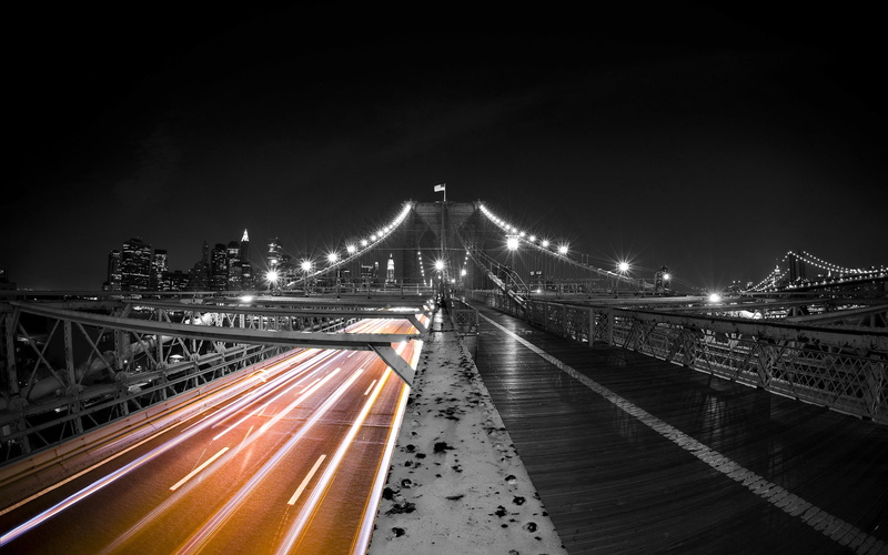 illuminated, sky, bridge - man made structure, 2K, speed, connection, motion, road, light trail, cityscape, the way forward, no people, outdoors, bridge