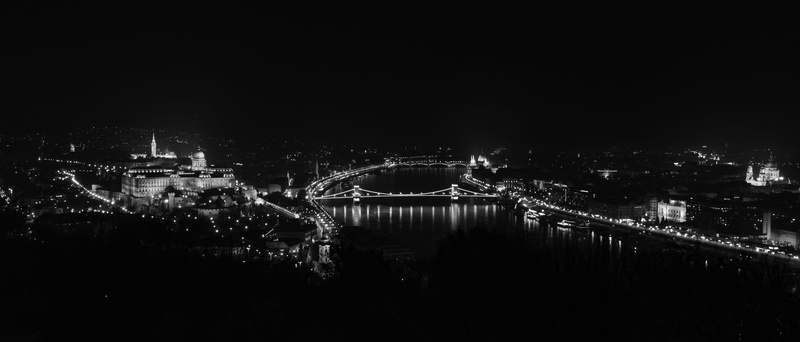 connection, black and white, nature, city, night, illuminated, government, cityscape, no people, bridge, built structure, hungary, travel destinations