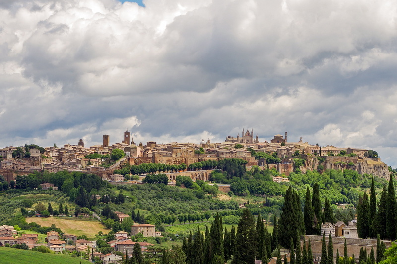 italy, travel, nature, landscape, walls, middle ages, sky, plant, history, aerial, building, scenics - nature, tree, rural scene, green, built structure