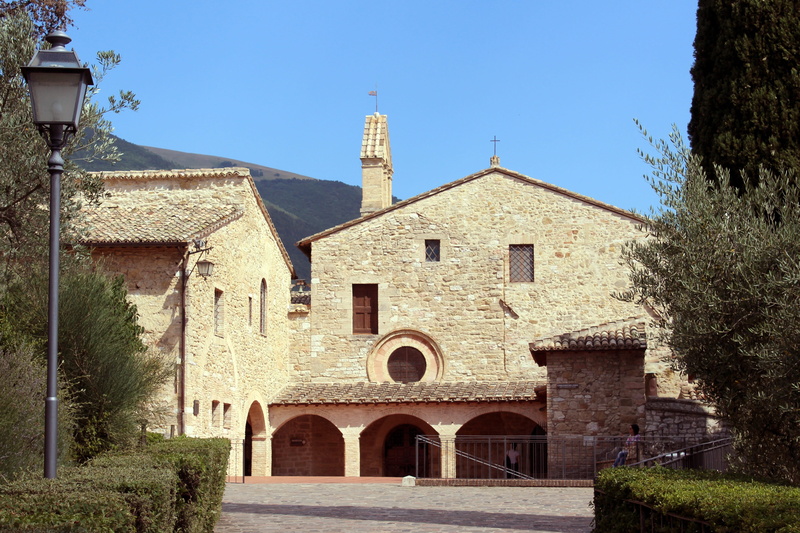 sky, building, tree, san, damian, plant, built structure, umbria, 5K, clear sky, outdoors, old, no people, the past, sunlight, place of worship, history