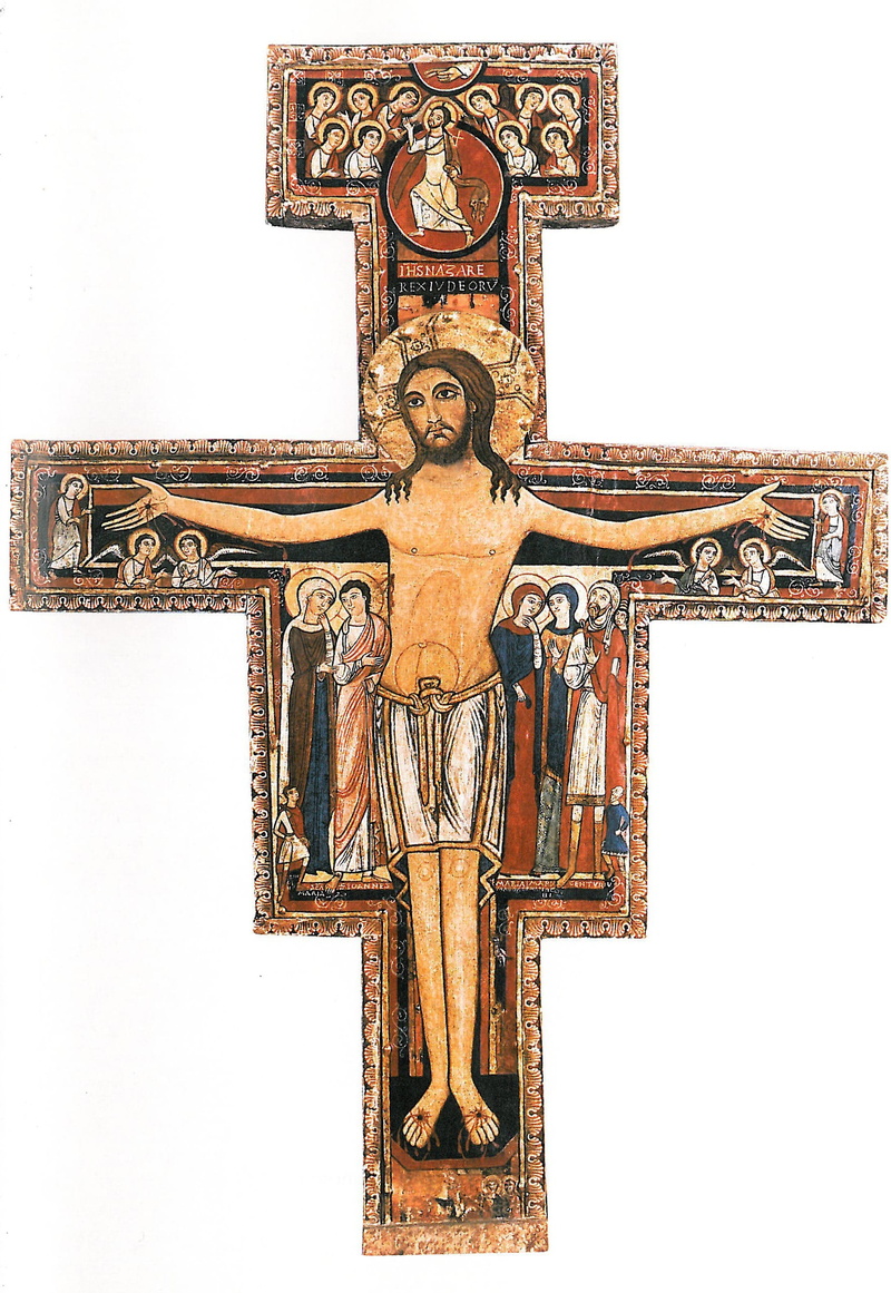 statue, San Damiano, creativity, male likeness, art and craft, place of worship, spirituality, religion, sculpture, architecture, carving, built structure