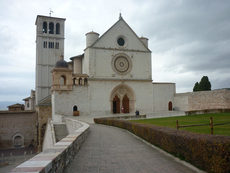 basilica, building, place of worship, assisi, nature, arch, cloud - sky, facade, no people, sky, st francis of assisi, outdoors, the way forward, spirituality