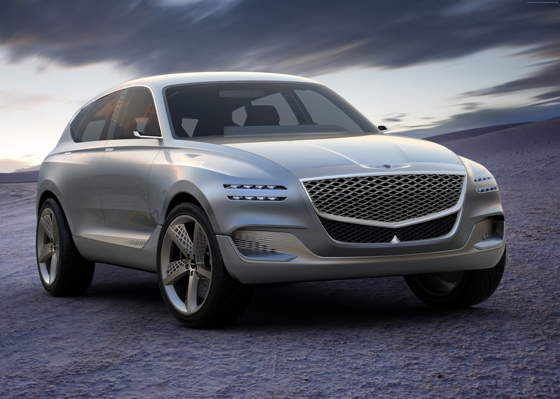 2020 Cars, 4K, luxury, sky, SUV, metal, retro styled, 6K, no people, 4K, silver colored, chrome, road, motor vehicle, nature, outdoors, street, transportation