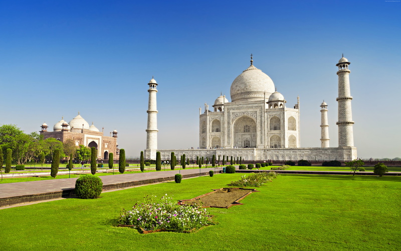 6k, travel, 5K, temple, tourism, Taj Mahal, castle, India