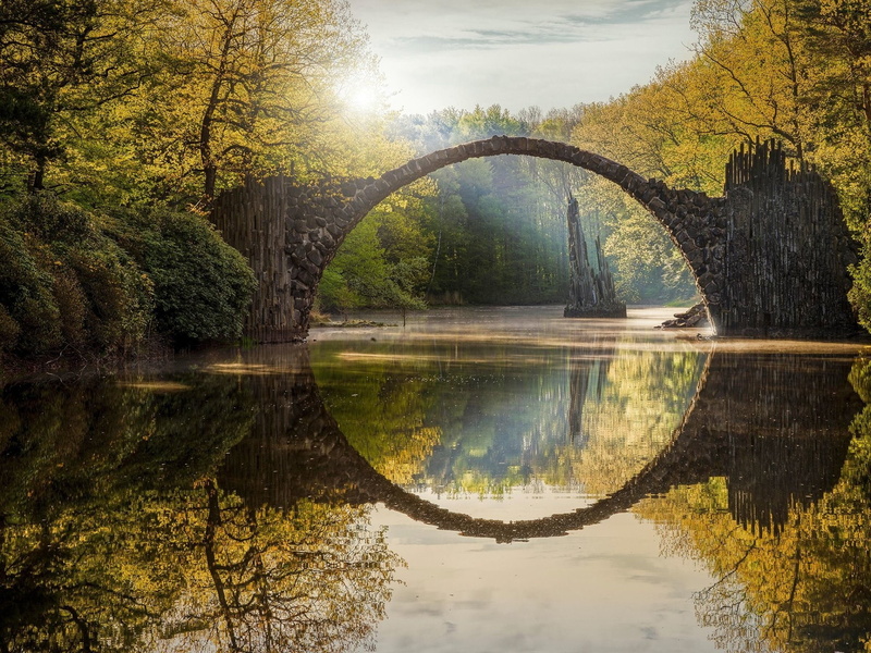 Devils Bridge, Germany, Man Made, 1080P, Bridge