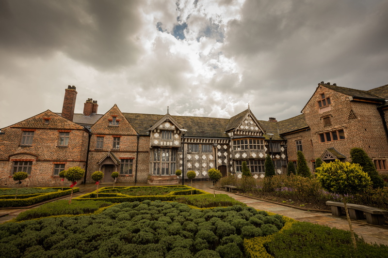 greater, plant, historic, house, green color, cloud - sky, tudor, english, built structure, manchester, haunted, famous, old, residential district, landmark