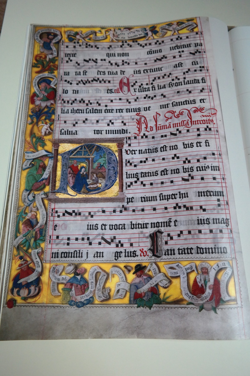 note painter, middle ages, frame, song, non-western script, wall - building feature, abbot sitter ich, ornament, notenblatt, Gilded, lorch choral book