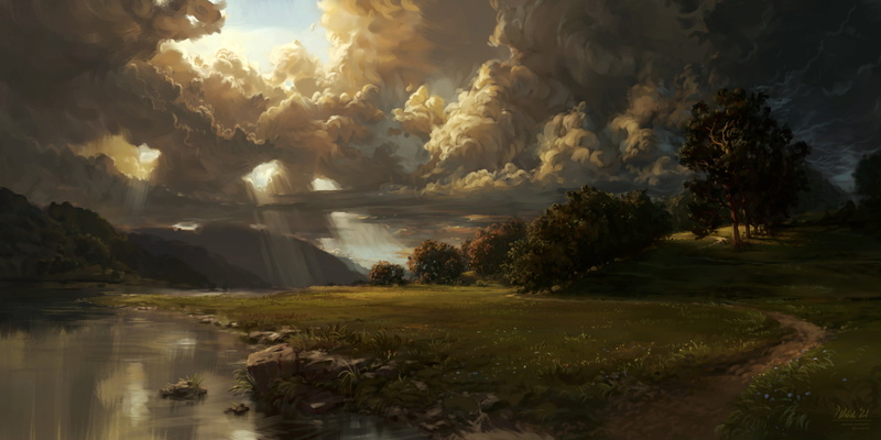 4K, Philipp A. Ulrich, digital art, landscape