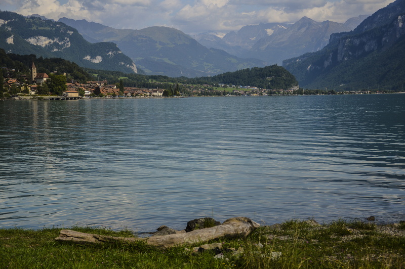 scenic, plant, mountains, panorama, non-urban scene, idyllic, bergtour, summer, 5K, water, mountain range, the alps, lake brienz, mountain, scenics - nature