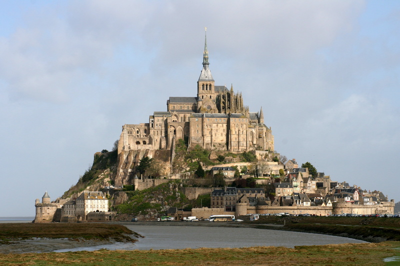 france, mont, french, castle, saint, cathedral, 4K, abbey, michel, saint michel, monastery, church
