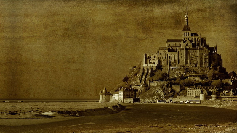 church, france, monastery, mont, abbey, castle, cathedral, saint michel, michel, 1080P, saint, french