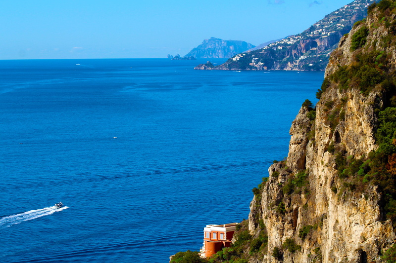 nature, no people, travel destinations, mediterranean, porto, mountain, sky, amalfi, summer, salerno, beach, scenics - nature, amalfi coast, built structure