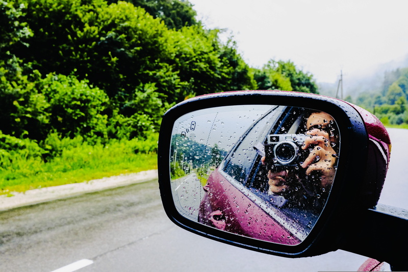 road, x100f, day, close-up, plant, photography themes, mirror, fujifilm x, transportation, fujifilm x series, camera - photographic equipment
