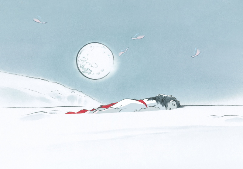 4K, fantasy, monogatari, princess, asian, cartoon, drama, animation, kaguya, tale