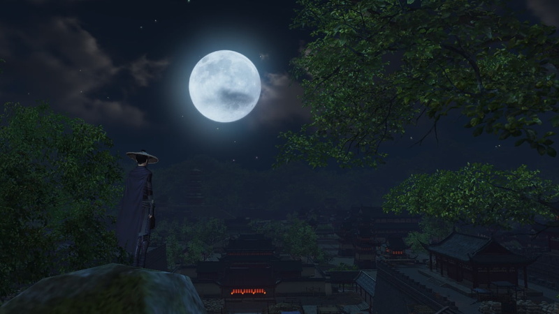 planetary moon, plant, dark, scenics - nature, sky, beauty in nature, video games, full, space, no people, moon, astronomy, tree, geometric shape, nature