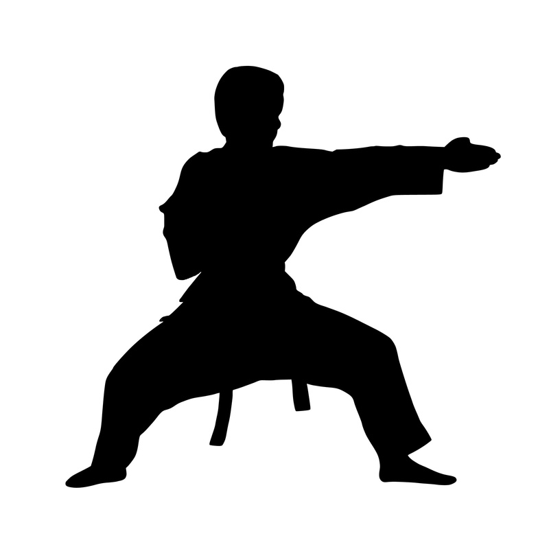 active, one person, full length, martial, musical equipment, kimono, arms outstretched, karate, lifestyles, man, strong, white background, studio shot