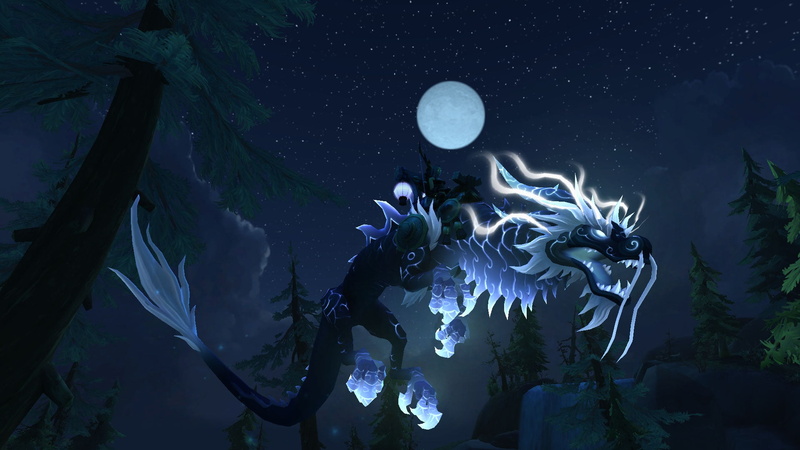 Mount, WoW, Kun-Lai Summit, 1080P, Reins of the Heavenly Onyx Cloud Serpent, World of  WarCraft, Sha of Anger, Mist of Pandaria, Heavenly Onyx Cloud Serpent