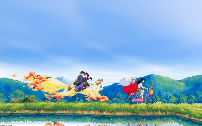 x, anime, hd, Inuyasha, sango, art, 1080P