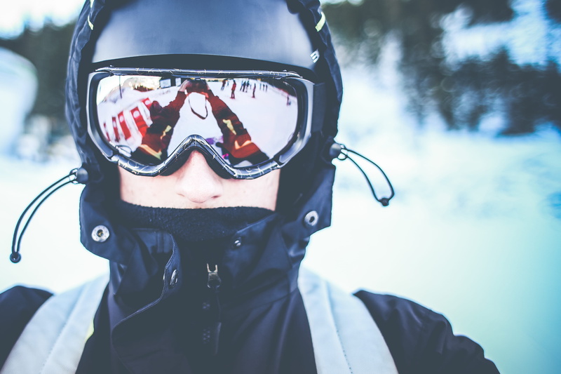 caucasian Ethnicity, hills, austria, nature, Skier, snow, focus on foreground, headshot, one man only, cold, helmet, tree, sports helmet, sport, cold - Temperature